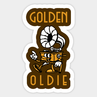 Golden Oldie Sticker